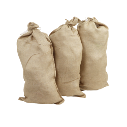 Jute zandzakken